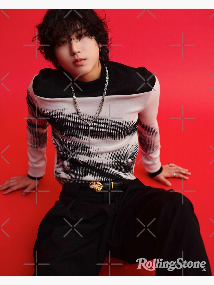 Han Jisung hot red Rolling stone Stray Kids (스트레이 키즈) IMAGE