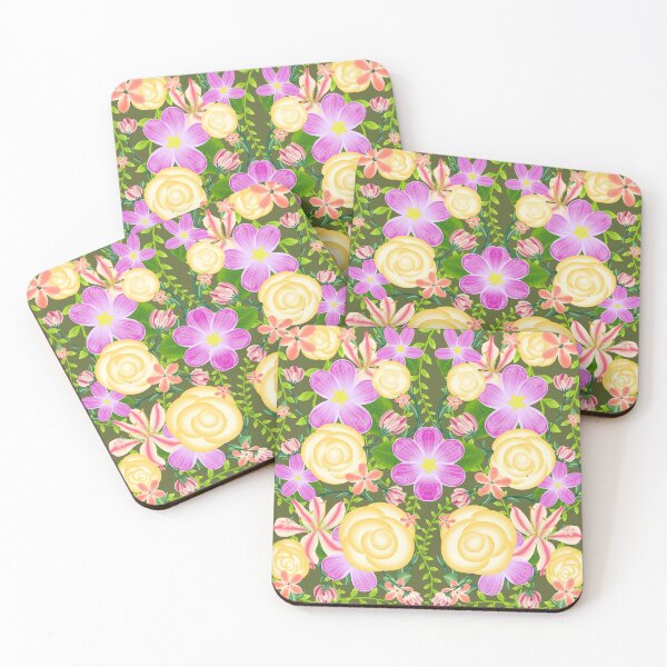 Item preview, Happy Floral Print designed and sold by LunaMarie80.