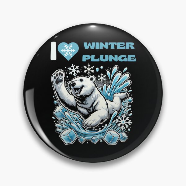 Item preview, Ideal Gift Playful Polar Bear Winter Plunge, Ice Bath designed and sold by IceBathDESIGNS.