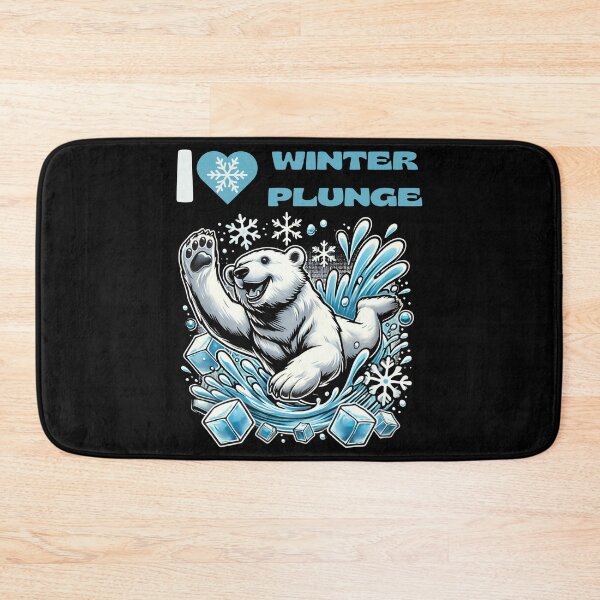 Item preview, Ideal Gift Playful Polar Bear Winter Plunge, Ice Bath designed and sold by IceBathDESIGNS.