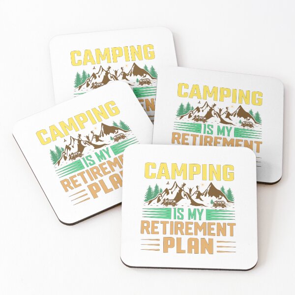 Item preview, CAMPING IS MY RETIREMENT PLAN designed and sold by AZZDINE kholti.