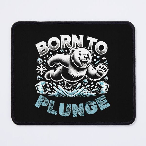Item preview, Born to Plunge Polar Bear Design for Winter Enthusiasts And Ice Bath designed and sold by IceBathDESIGNS.