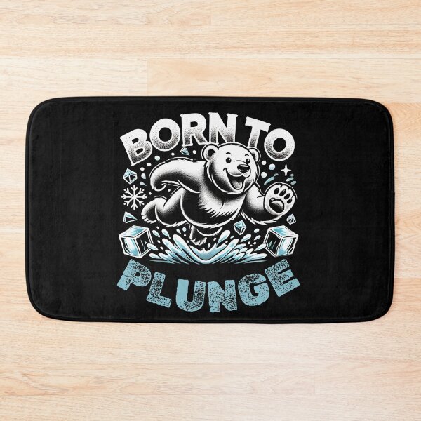 Item preview, Born to Plunge Polar Bear Design for Winter Enthusiasts And Ice Bath designed and sold by IceBathDESIGNS.