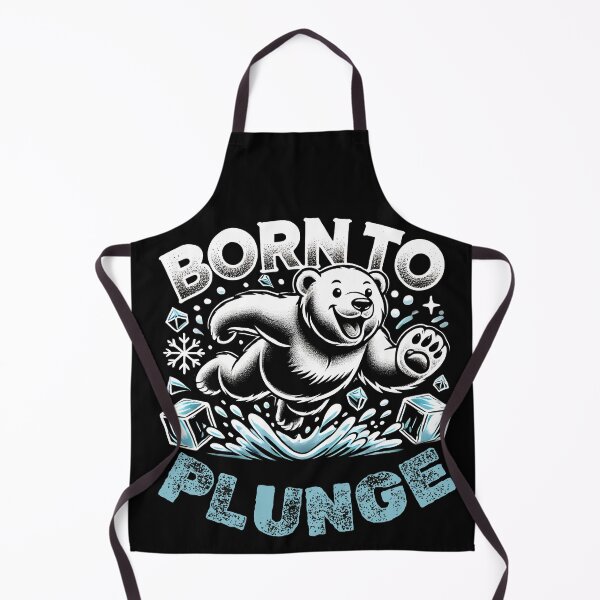 Item preview, Born to Plunge Polar Bear Design for Winter Enthusiasts And Ice Bath designed and sold by IceBathDESIGNS.