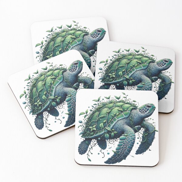 Item preview, Turtle Design: Grace and Tranquility in Motion designed and sold by sanattasarim.