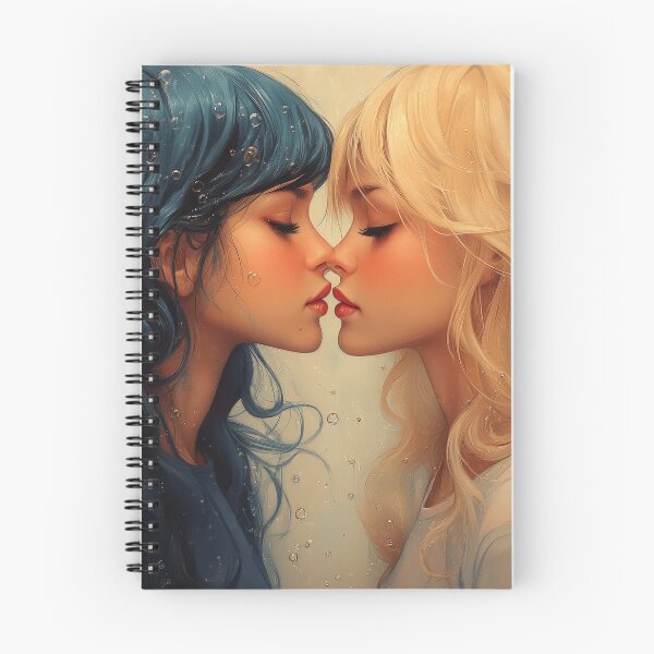 Item preview, Two loving  girls kissing designed and sold by EgonZ9.
