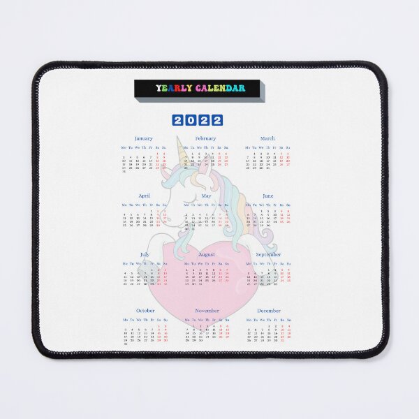 Item preview, UNICORN YEARLY CALENDAR designed and sold by Chrisblazestore.