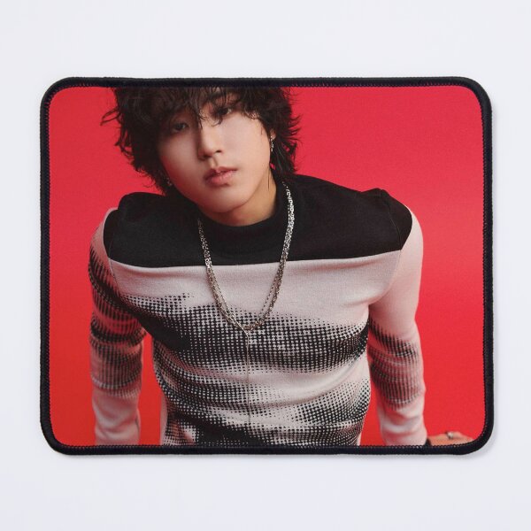 Han Jisung hot red Rolling stone Stray Kids (스트레이 키즈) IMAGE