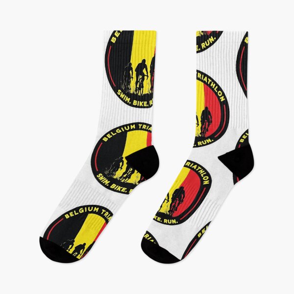 Item preview, Belgium Triathlon Design - Work hard play hard designed and sold by Triathlongram.