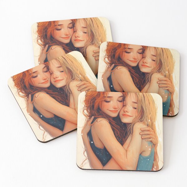 Item preview, happy loving girls together designed and sold by EgonZ9.