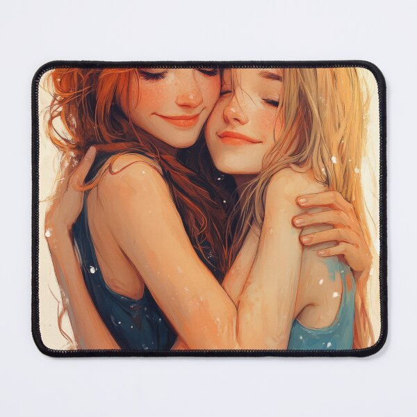 Item preview, happy loving girls together designed and sold by EgonZ9.