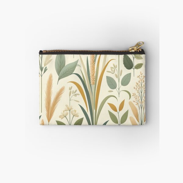 Item preview, "Seamless Boho Lemongrass & Mint Leaves | Fresh Nature-Inspired Pattern" designed and sold by DEEPDesignsART.