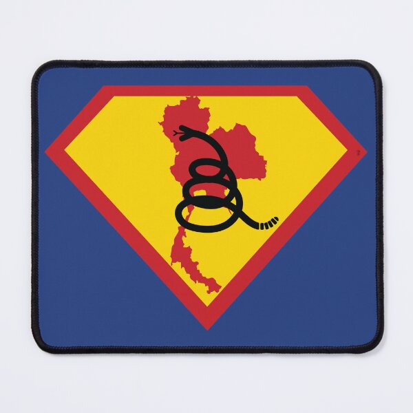Item preview, THAILAND SHIELD - Freedom Is The Superpower - Modern Gadsden Snake Flag - Dont Tread On Me SUPERHERO design designed and sold by pelagio.