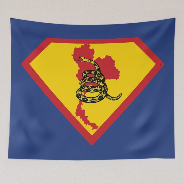 Item preview, THAILAND SHIELD - Freedom Is The Superpower -  Gadsden Snake Flag - Dont Tread On Me SUPERHERO  design designed and sold by pelagio.