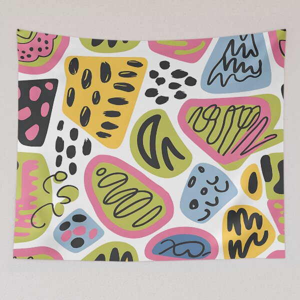 Item preview, Playful abstract pattern designed and sold by Haji  Kamora.