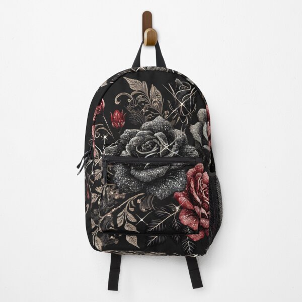 Item preview, Gothic Roses: Black and Red Sparkling Floral Art designed and sold by Desireehaz.