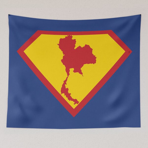 Item preview, THAILAND SHIELD - Freedom Is The Superpower -  SUPERHERO  design designed and sold by pelagio.