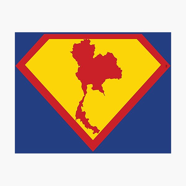 Item preview, THAILAND SHIELD - Freedom Is The Superpower -  SUPERHERO  design designed and sold by pelagio.