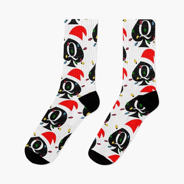 Item preview, Queen of Spades Christmas – Festive Card Game Art designed and sold by Cannaxes Studio.