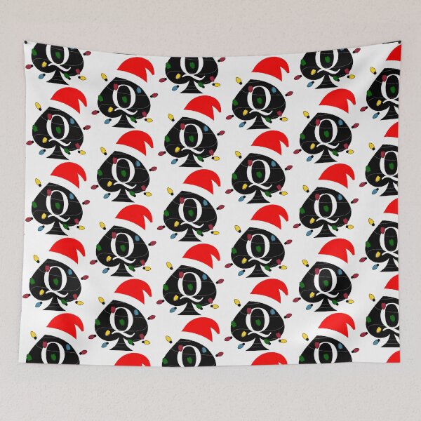 Item preview, Queen of Spades Christmas – Festive Card Game Art designed and sold by Cannaxes Studio.