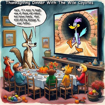 Artwork thumbnail, Animated Coyote Family Movies by Rick London Gifts