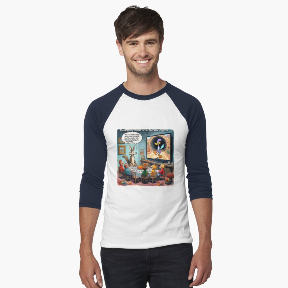 Item preview, Baseball ¾ Sleeve T-Shirt designed and sold by ltcartoons.