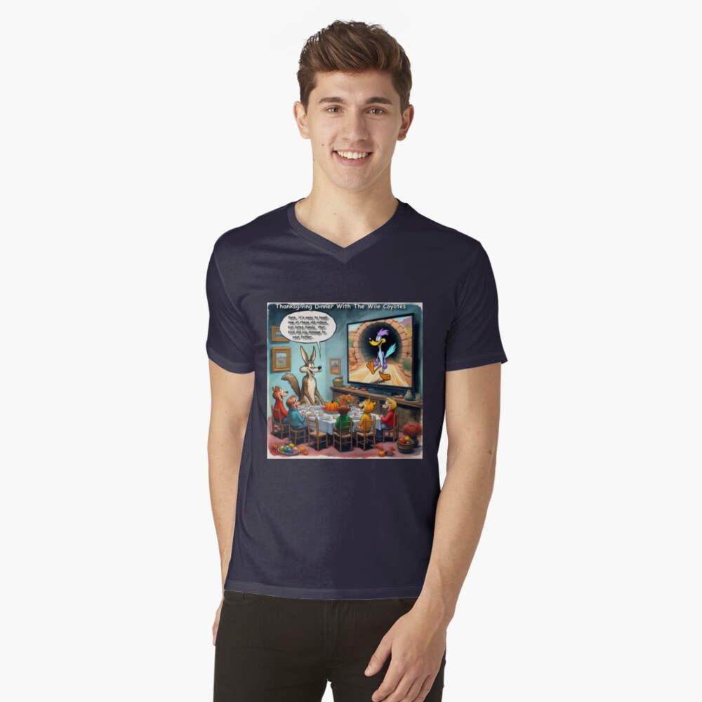 Item preview, V-Neck T-Shirt designed and sold by ltcartoons.