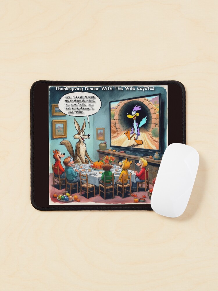 Thumbnail 1 of 5, Mouse Pad, Animated Coyote Family Movies designed and sold by ltcartoons.