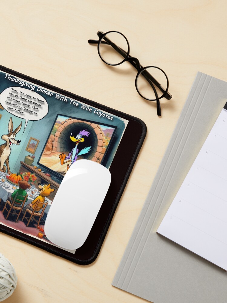 Thumbnail 3 of 5, Mouse Pad, Animated Coyote Family Movies designed and sold by ltcartoons.