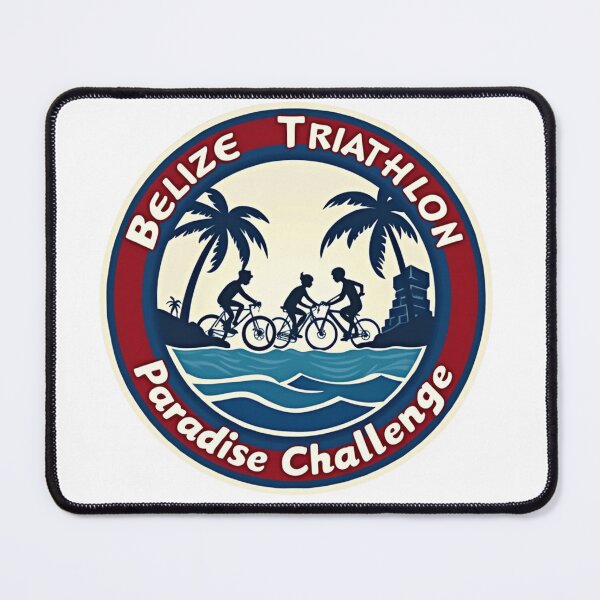Item preview, Belize Triathlon Illustration – Swim, Bike, Run designed and sold by Triathlongram.