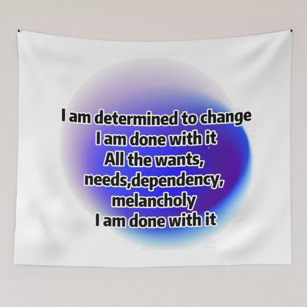 Item preview, "I am done with it "healing and motivational quote designed and sold by ones-artstudio.