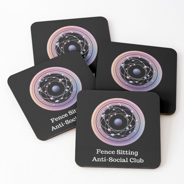 Item preview, Atom of Solitude: Fence Sitting Club designed and sold by TeeGrit.