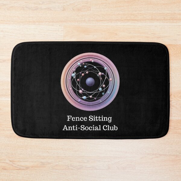 Item preview, Atom of Solitude: Fence Sitting Club designed and sold by TeeGrit.