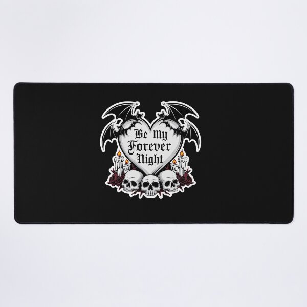 Item preview, Be My Forever Night - Skull Goth Valentines Design designed and sold by Peter Stawicki.