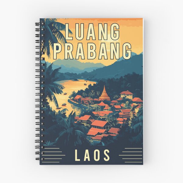 Item preview, Explore Travel Art of Luang Prabang in Laos - Tropical Gem designed and sold by turtlestart.