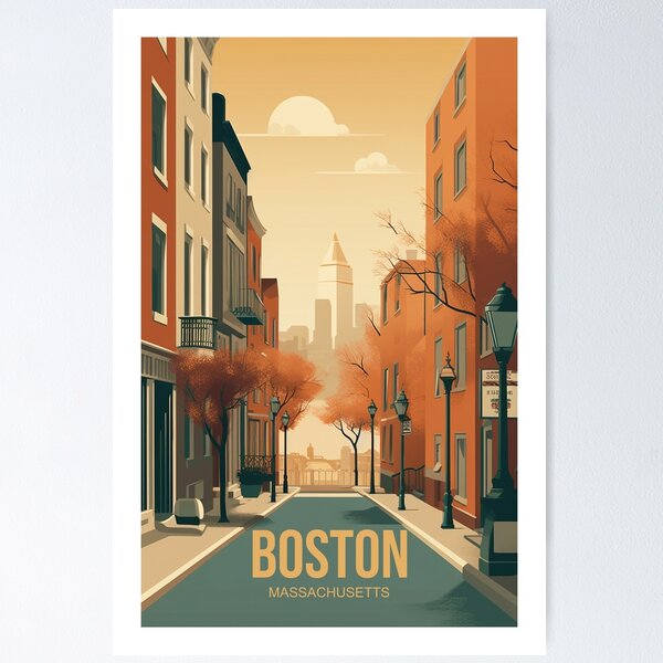 Artikel-Vorschau von BOSTON, designt und verkauft von MarkedArtPrints.