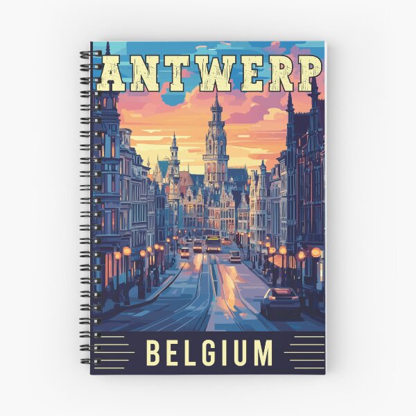 Item preview, Explore Travel Art of Antwerp in Belgium - The City of Diamonds designed and sold by turtlestart.