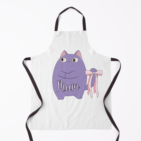 Item preview, Mum, Chibi purple cat designed and sold by BritishDelights.