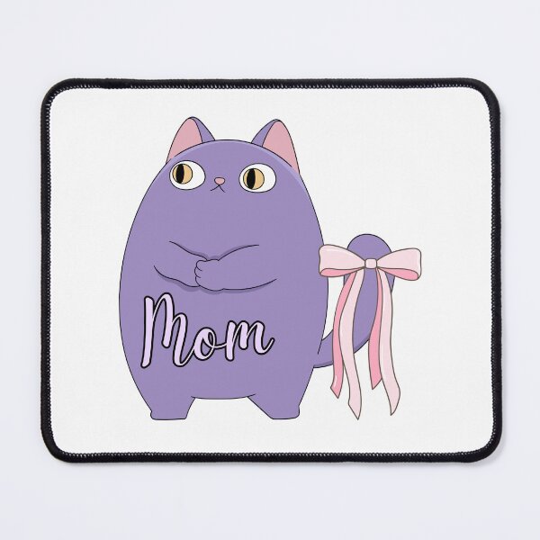 Item preview, Mom, Chibi purple cat designed and sold by BritishDelights.