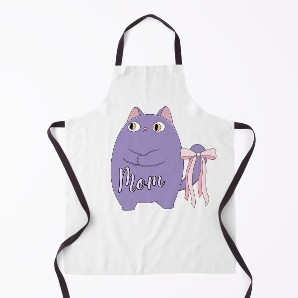 Item preview, Mom, Chibi purple cat designed and sold by BritishDelights.