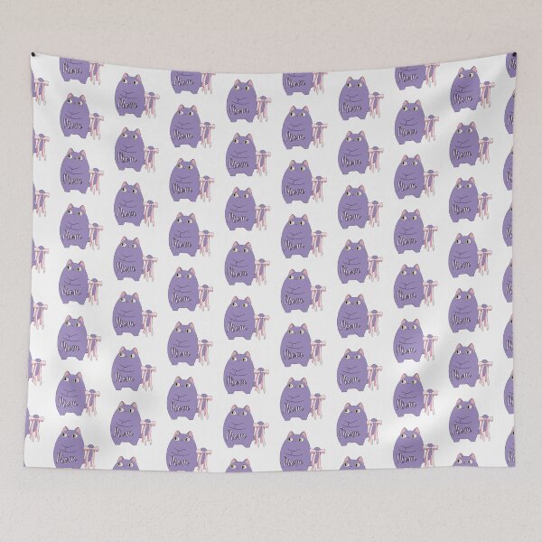 Item preview, Mom, Chibi purple cat designed and sold by BritishDelights.
