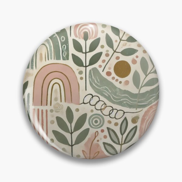 Item preview, Seamless Boho Abstract Pattern | Organic Shapes & Pastel Elegance designed and sold by DEEPDesignsART.