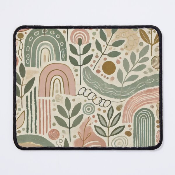 Item preview, Seamless Boho Abstract Pattern | Organic Shapes & Pastel Elegance designed and sold by DEEPDesignsART.