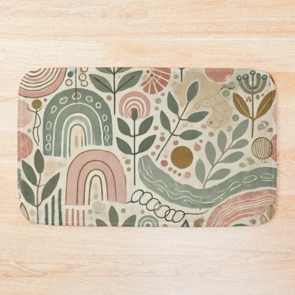 Item preview, Seamless Boho Abstract Pattern | Organic Shapes & Pastel Elegance designed and sold by DEEPDesignsART.