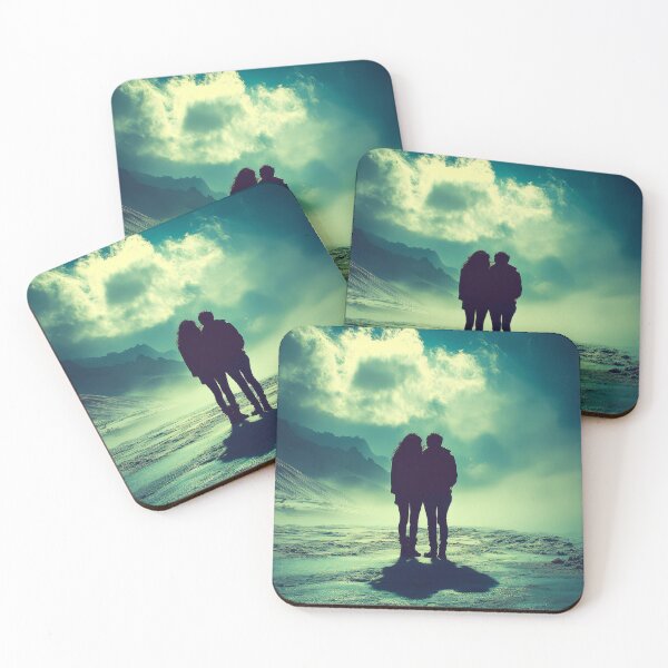 Item preview, couple silhouette walking in nature designed and sold by EgonZ9.