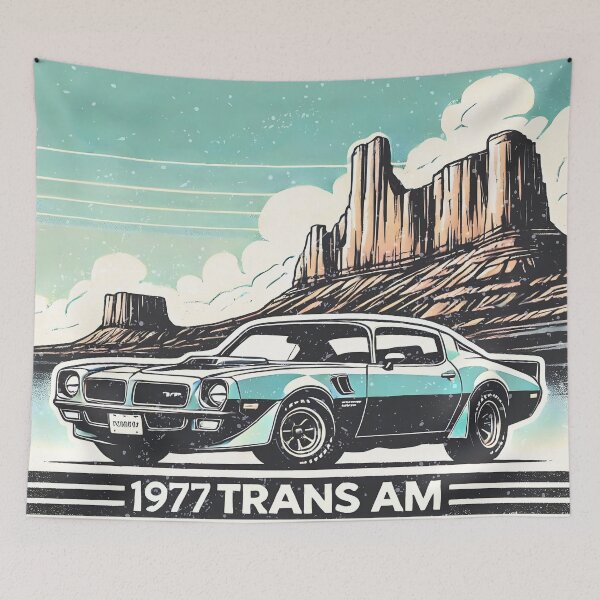 Item preview, 1977 Trans Am  designed and sold by CreepyCornerArt.