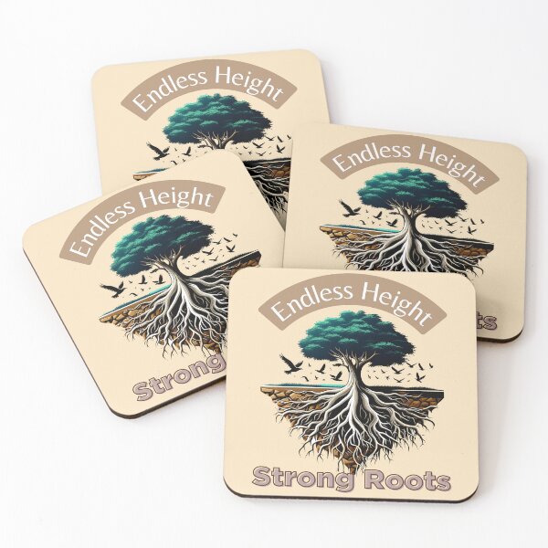 Item preview, Endless Height, Strong Roots - Growth and Resilience Tree Design designed and sold by Dantin.