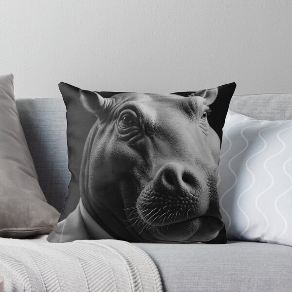 Item preview, Sophisticated Hippo in a Bow Tie designed and sold by vk09.
