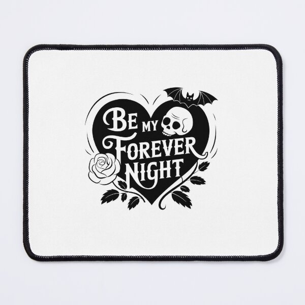 Item preview, Be My Forever Night Skull & Rose - Goth Valentines Design designed and sold by Peter Stawicki.
