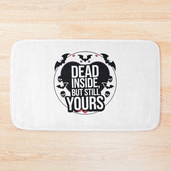 Item preview, Dead Inside But Still Yours Bat Design  - Goth Valentines Design designed and sold by Peter Stawicki.